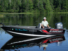 Enjoy fishing from a roomy, comfortable Alumacraft boat with a four stroke motor from Don's Marine.